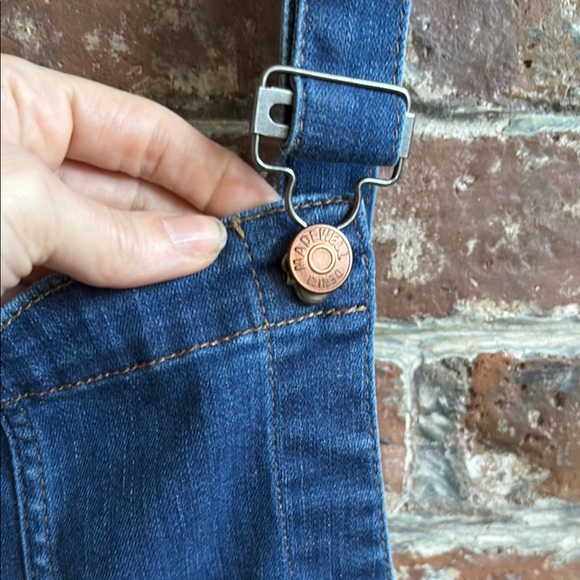 Madewell Classic Blue Denim Overalls - Picture 3 of 12